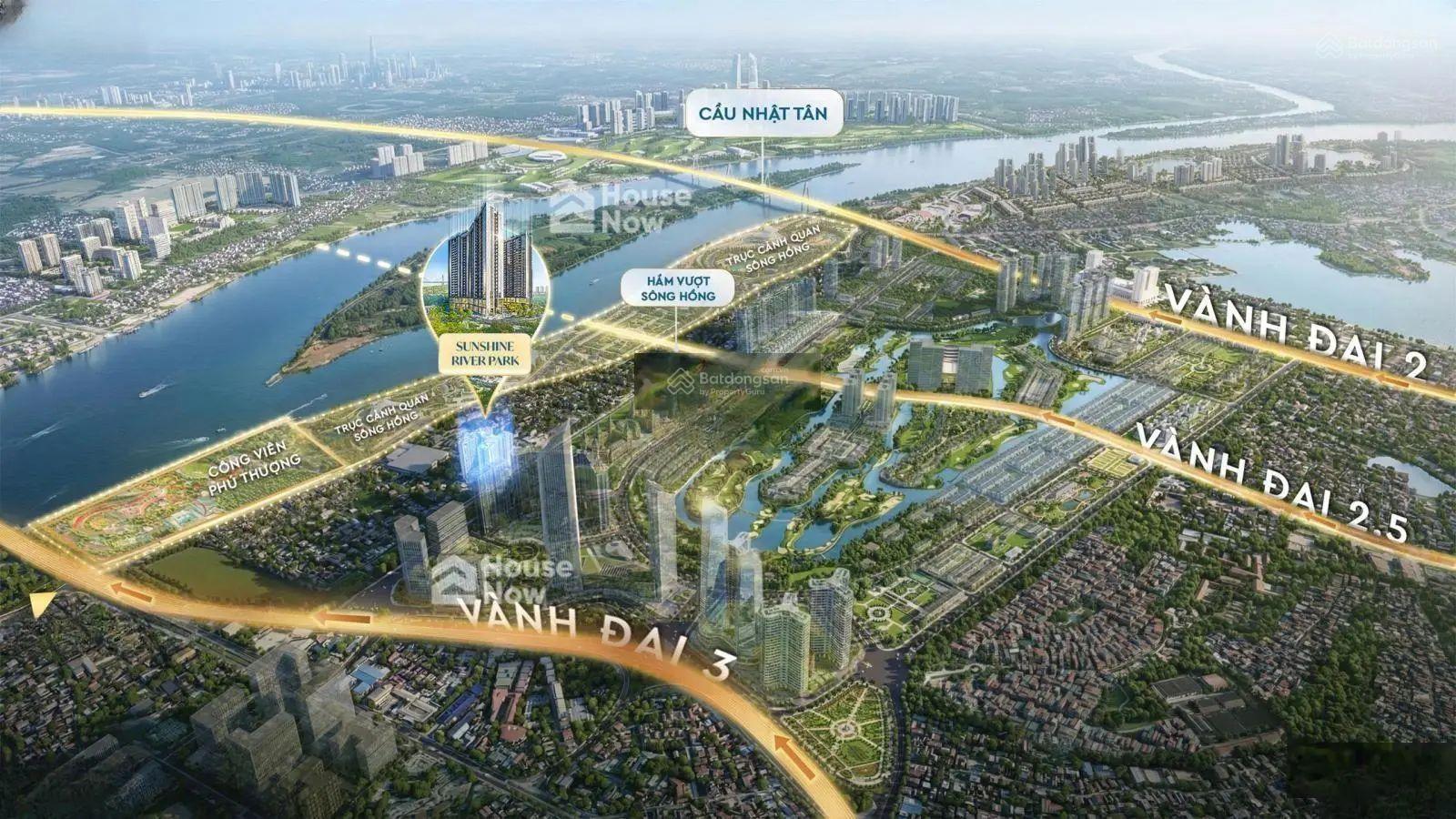 Căn hộ 2 phòng ngủ view bể bơi - đơn giá tốt dự án Sunshine River Park Tây Hồ