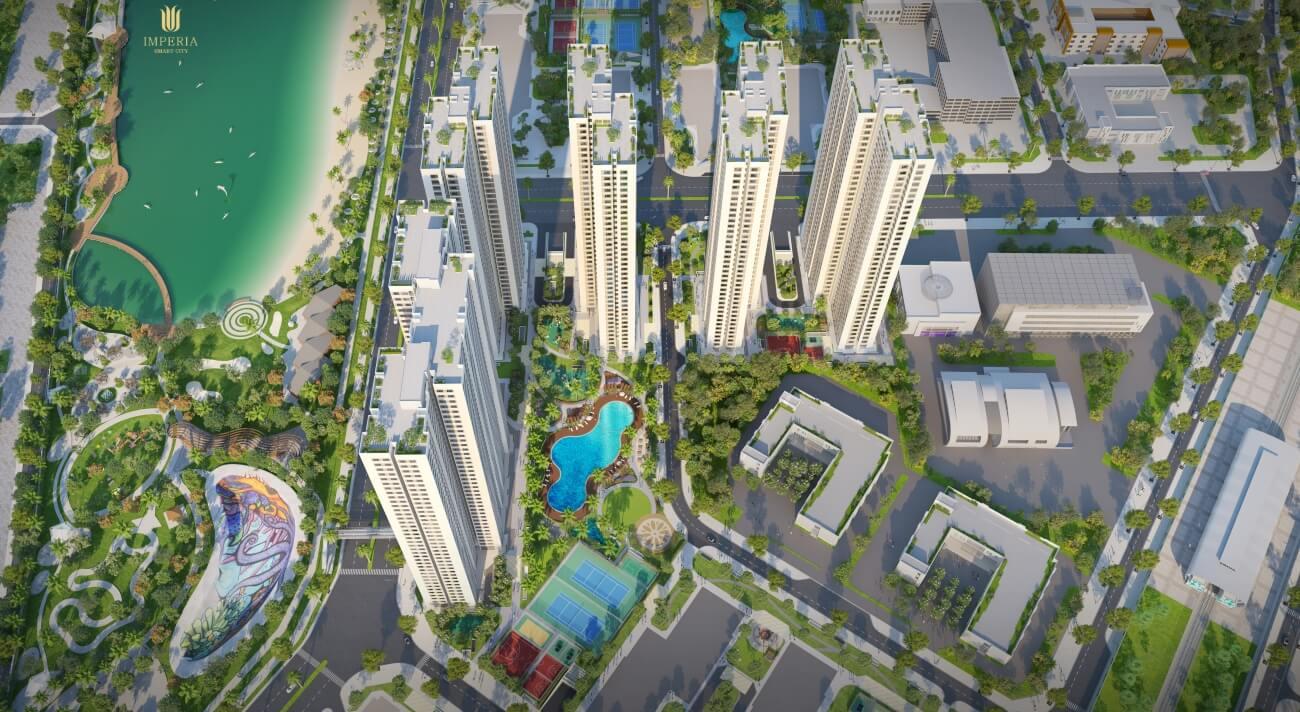 Bán căn 1PN+ Imperia Smart City 43m² – view hồ bơi – sẵn sổ – giá 3,5 tỷ – media 2